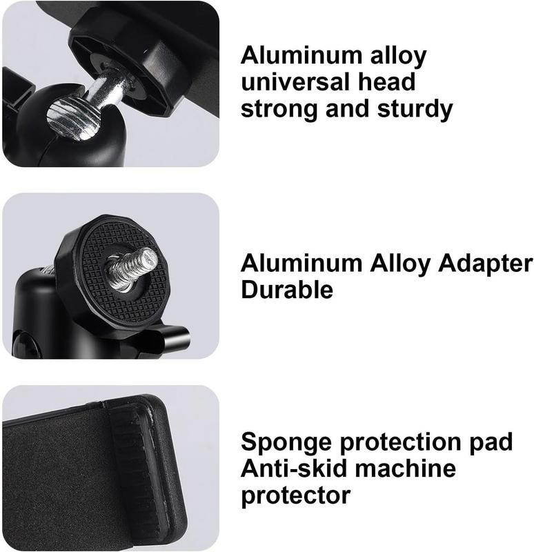 360 Degree Rotatable Car Phone Holder with Suction Cup,Car Phone Holder Mount for Windshield Side Window Sunroof,Dual-Ball-Head Car Navigation Bracket