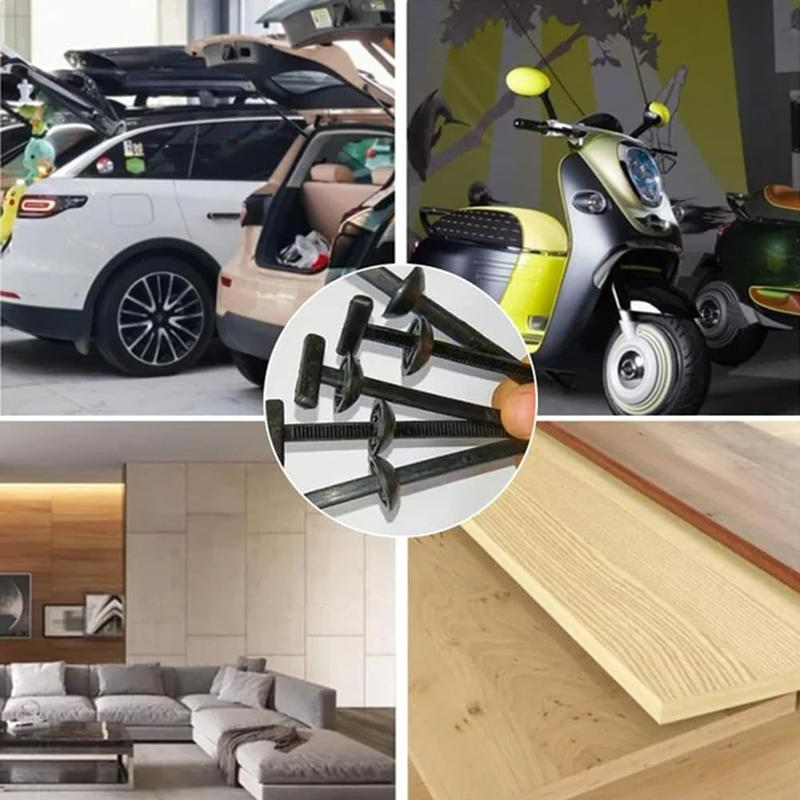 100Pcs Nylon Universal Cable Tie Buckle, Heavy Duty Self-Locking Nylon Zip Ties Holder, Multipurpose Plastic Cable Ties Tool for Car Daily Repair