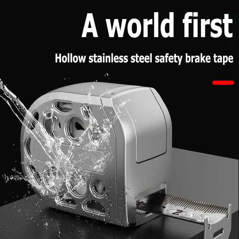 25FT/16FT Retractable Tape Measure Stainless Steel Measuring Tape With Double sided Scale Waterproof Portable AutoLock Ruler With Magnetic engineer